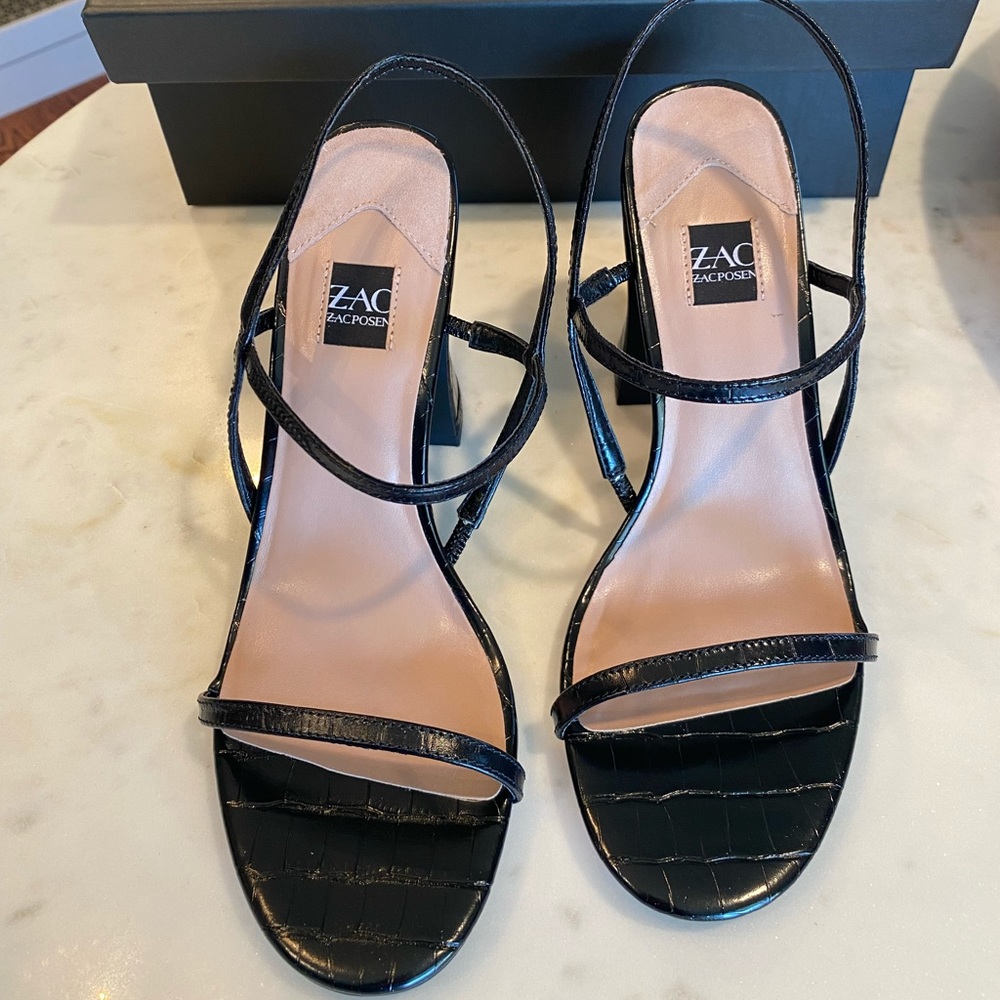 Zac Posen Black Heels - Picture 2 of 6